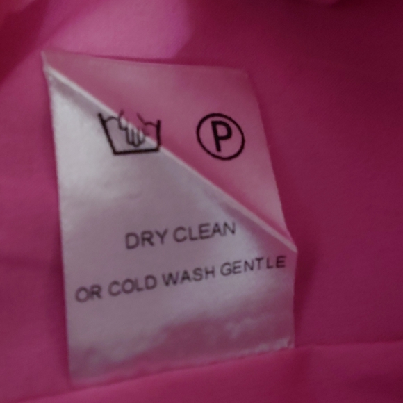 Abbey Glass Lulu Dress Pink Bubble Jacquard - Picture 7 of 8